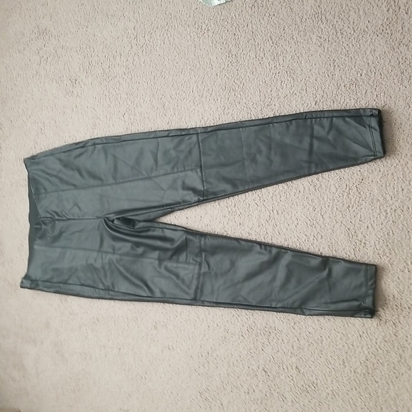 Threadsence Women's Faux Leather Leggings - Picture 2 of 16